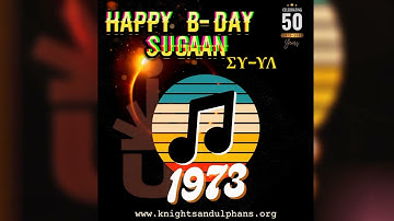HAPPY B-DAY SUGAAN ( @GertrudeTCS ) [ SD RECORDS] SIGMA UPSILON -UPSILON LAMBDA 50th anniversary