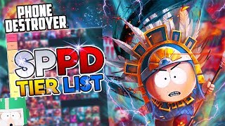 SOUTH PARK PHONE DESTROYER TIER LIST! ALL THEMES!
