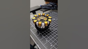 Iron Man Arc Reactor 3d print + LED Light