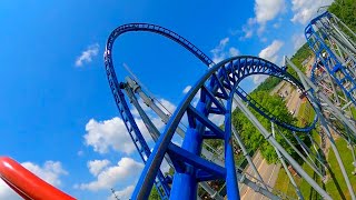 Sky Rocket Roller Coaster! Kennywood Amusement Park! Front Seat 4K POV