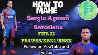 How to make Sergio Aguero Barcelona FIFA 22