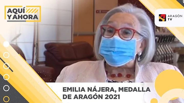 Emilia Njera, primera vacunada en Aragn, recoger la Medalla de las Cortes