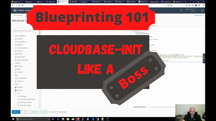 vRealize Automation Cloud / 8 - Blueprinting 101 - P7