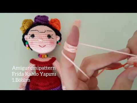 Amigurumi Frida Kahlo yapımı (1. Bölüm)