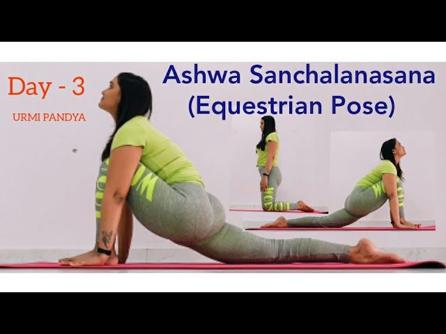 ASHWA SANCHALANASANA (EQUESTRIAN POSTURE) – Karuna Yoga Vidya Peetham  Bangalore