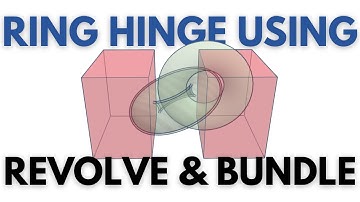 Print-in-place ring hinge with Tinkercad