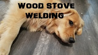 Welding on woodstove