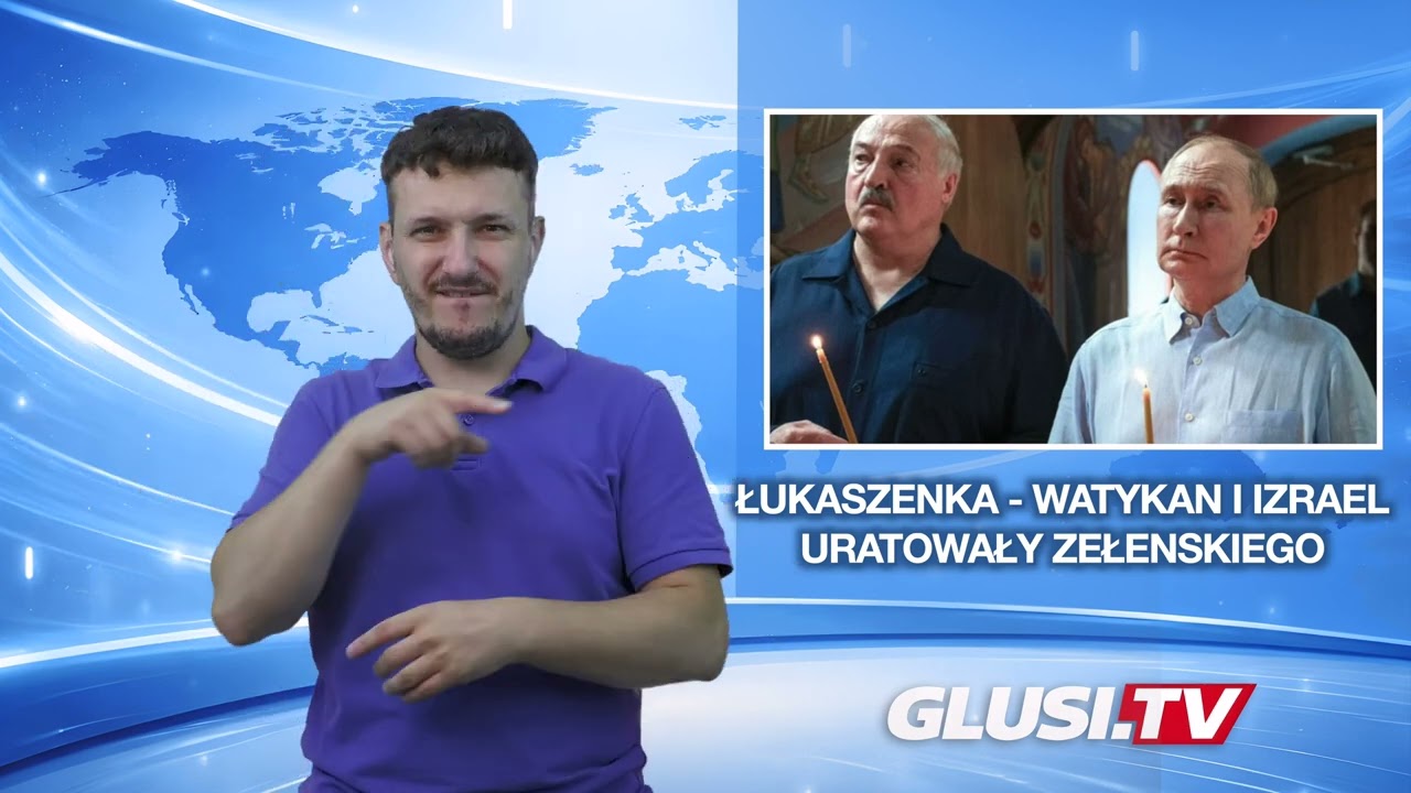 Łukaszenka - Watykan i Izrael uratowały Zełenskiego