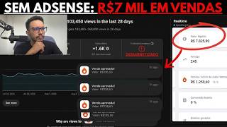 Como Fiz R7.823 Com Um Único Vídeo Em Um Canal Desmonetizado