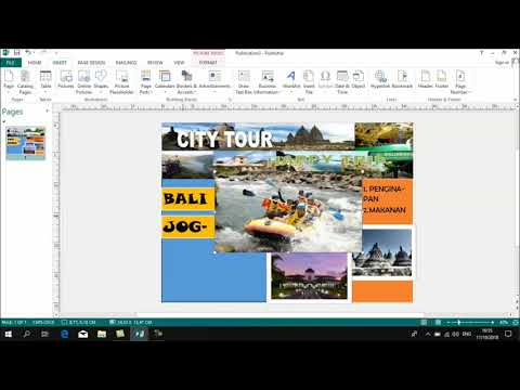 Cara Membuat Brosur Menggunakan Microsoft Publisher