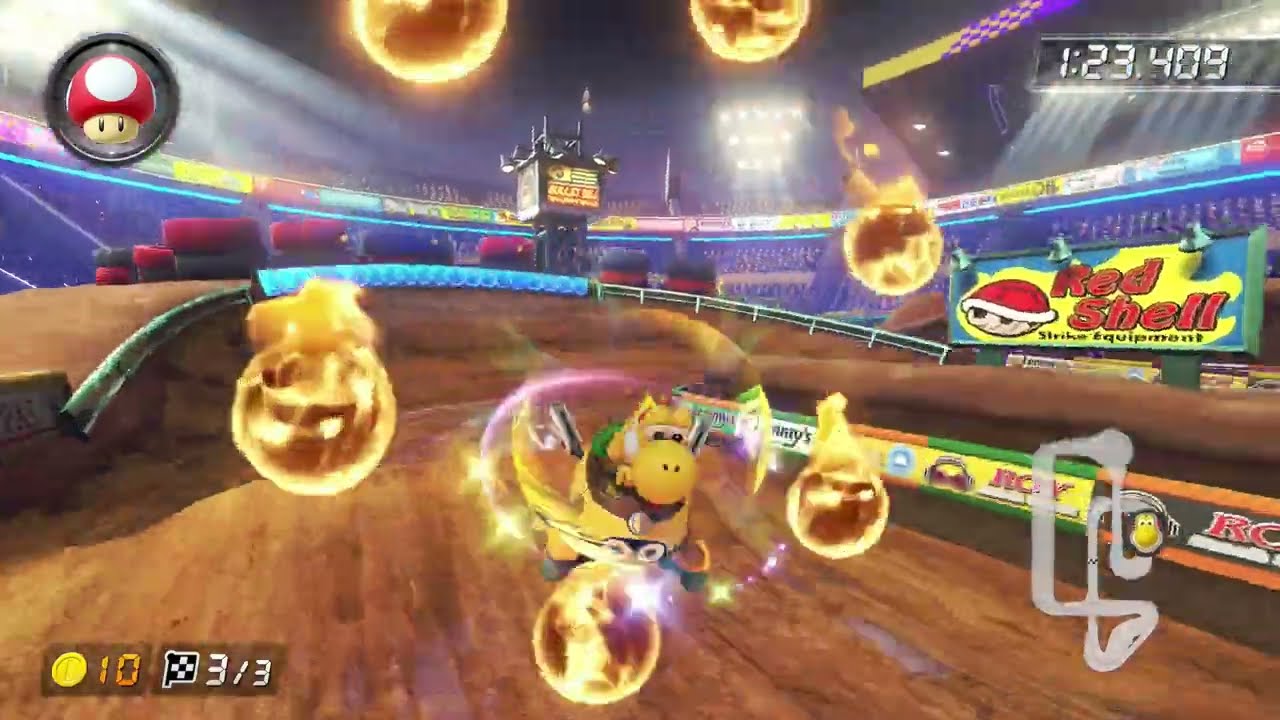 GCN Waluigi Stadium [150cc] - 1:55.209 - Panda (Mario Kart 8