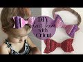 NO SEW BOW WITH CRICUT | DIY HEADBAND AND CLIP