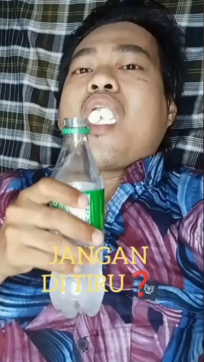 MINUM SPRITE CAMPUR MENTOS MELEDAK #SHORTS