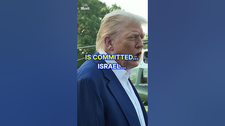 Shocking moment Donald Trump drops the F bomb over Iran Israel ceasefire