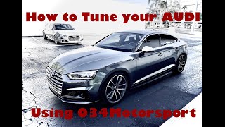 How to Tune your Audi S4 S5 SQ5 using 034Motorsport. Review time