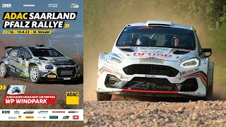 Saarland Pfalz Rallye 2023 (BiD) German Rally Championship Action Onboard Servicepark Atmosphere