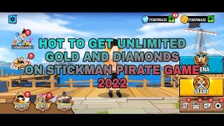 HOW TO GET UNLIMITED GOLD AND DIAMONDS ON STICKMAN PIRATE GAME 2022 screenshot 5