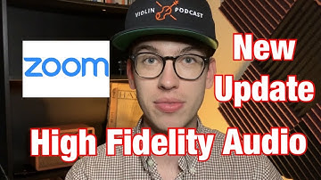 Zoom High Fidelity Audio Music Mode - FINALLY! - Great Online Sound For Violin Lessons