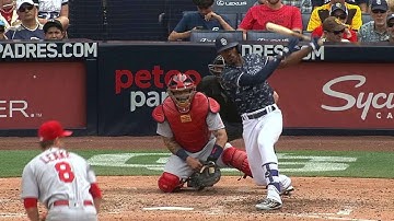 STL@SD: Upton Jr. plates Jay with a single to left
