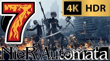 NieR: Automata Walkthrough Part 7 ( Ending B  )| 4K 60 FPS HDR | PS5 BC
