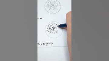 How to draw a rose from the Ultimate flower drawing guidebook 💐✨