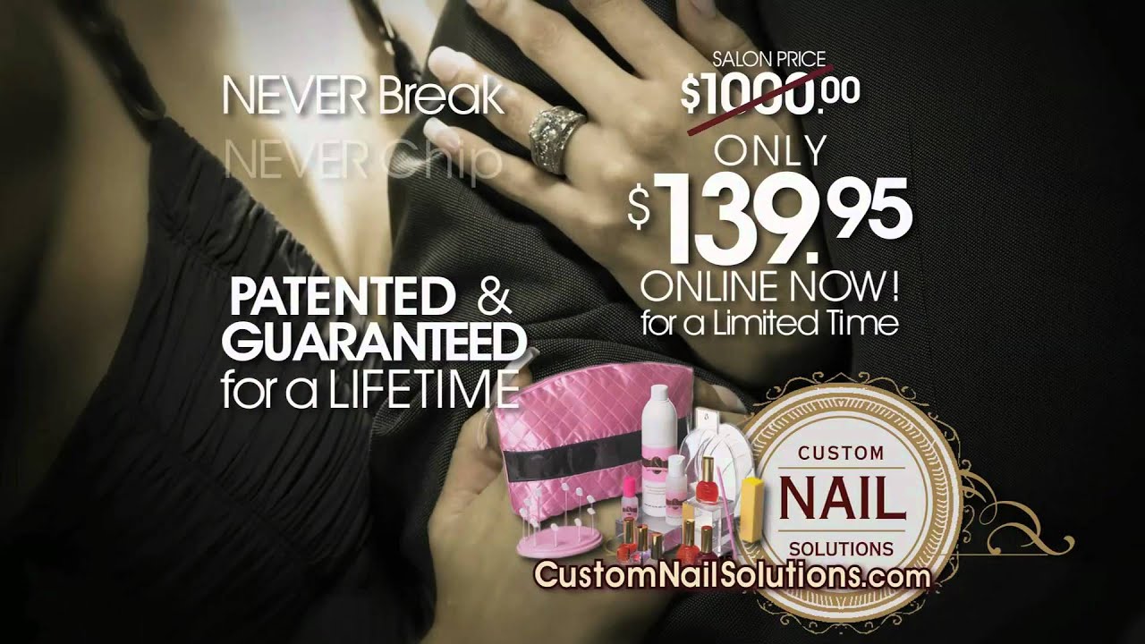 nail art advertised on tv