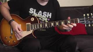 Improvisation in Slash style with Gibson Les Paul Joe Perry Aged & Signed!!