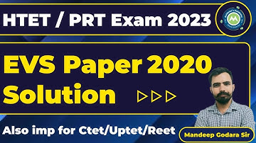 EVS PREVIOUS YEAR PAPER 2020 BY MANDEEP SIR