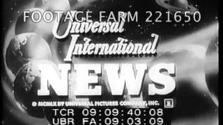 Universal Newsreel Spinnning Globe 221650-15 | Footage Farm