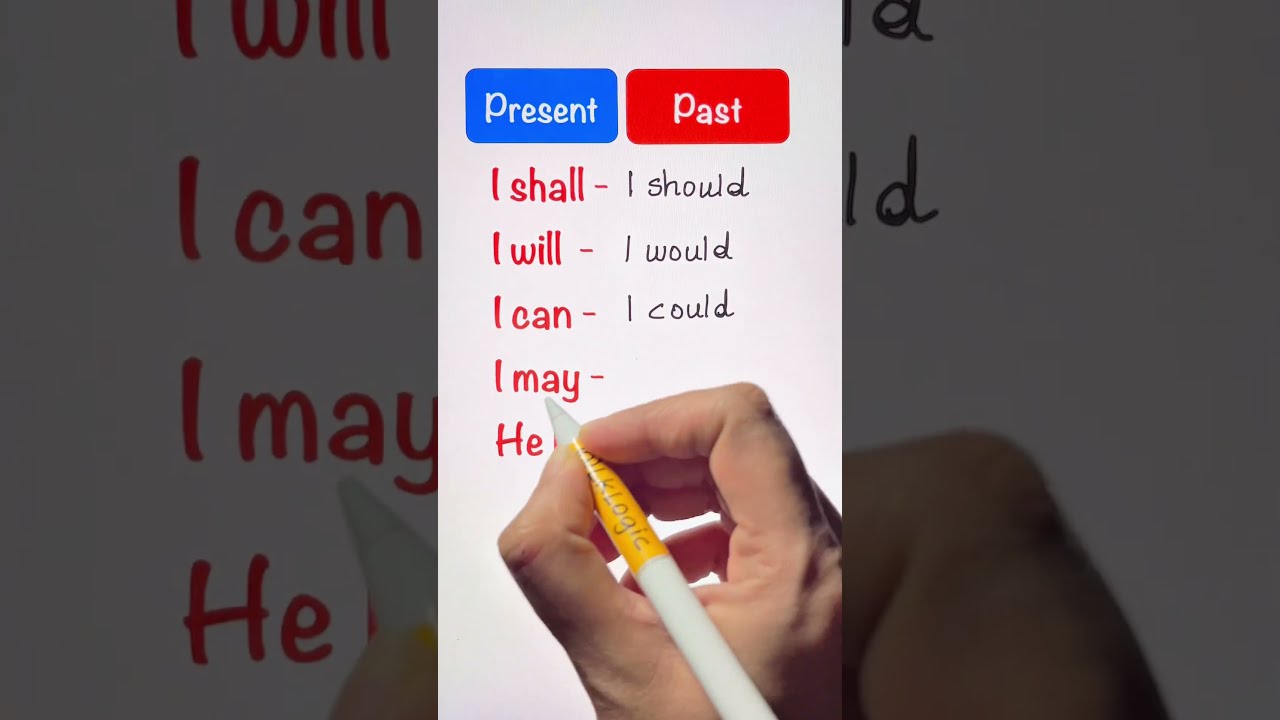 Present Or Past English Grammar