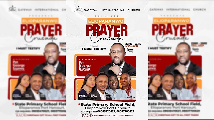 Prayer Crusade| I MUST TESTIFY!