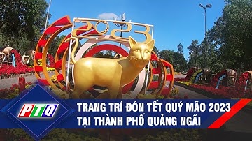 Trang trí đón Tết Quý Mão 2023 tại thành phố Quảng Ngãi | PTQ