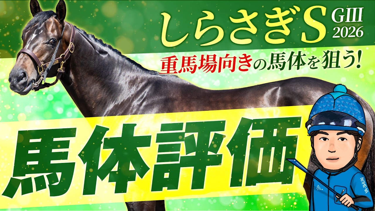 【しらさぎS 2026】雨予報×最終週の馬場で中距離タイプが躍進する!?デキも絶好調に映る好馬体の1頭にイチオシ本命◎