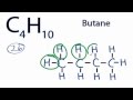 Butane Bonding and Structure Concepts