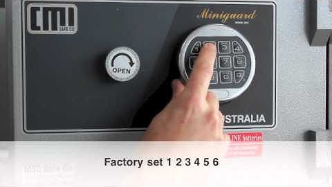 LA Gard recoding - How to change the code on your LA Gard Safe Lock
