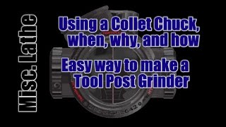 Making a Tool Post Grinder and using ER40 Collet Chuck for your lathe