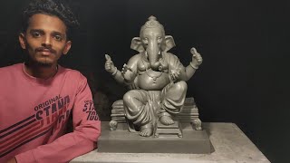 Ganesh idol making by Anant chougule ll माघी गणेश 2022 ll how to make Ganesh idol