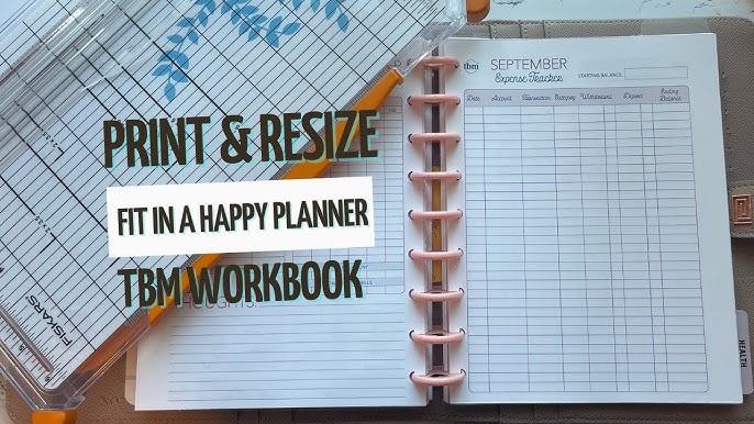 How to Resize Printables for Your Happy Planner! - Happily Ever