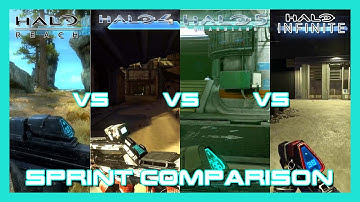 Halo Reach to Infinite | Sprint Comparison