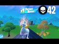 42 Elimination Solo vs Squads (Fortnite Chapter 3 Full Gameplay Season 3)