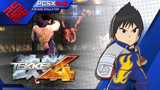 [PCSX2x6] 鉄拳 TEKKEN 4 Arcade Playthrough | Jin Kazama | Namco System 246