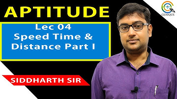 Lec 04 Speed Time & Distance Part I