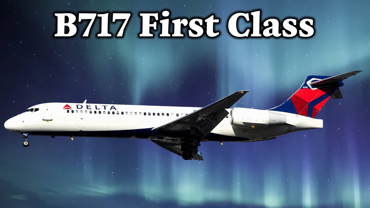 Delta Airlines Boeing 717 First Class Flight Review - YouTube
