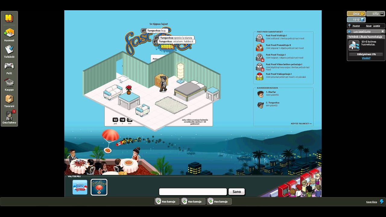 Bug habbo.fi fast food