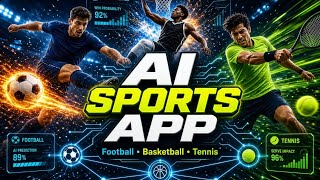 THIS AI PREDICTION APP ANALYZES FOOTBALL, BASKETBALL & TENNIS #bestbettingapp #betting #bettingtips screenshot 1