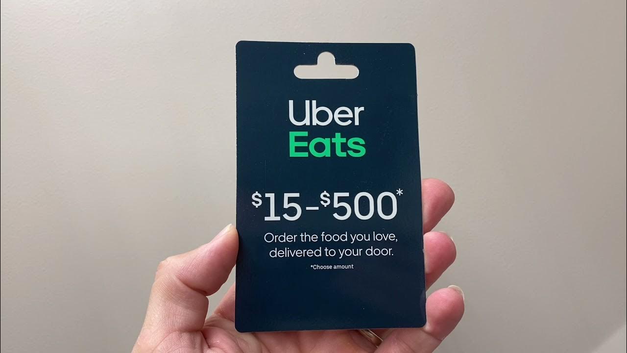 How To Get Uber Eats Gift Card