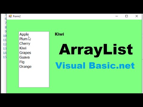How to use Arraylist (addrange-Update- remove-  insert)with Iistbox in Visual Basic.net