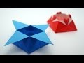 Origami star box traditional model