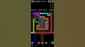 How To Solve Flow Free Bridges 13x13 Mania Pack Level 40 Board Walk Through Solution Walkthrough