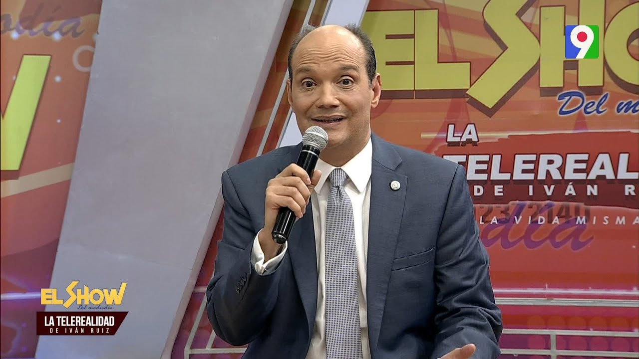 Ranfis Domínguez Trujillo y Dr. Fadul en una entrevista para El Show del Mediodía